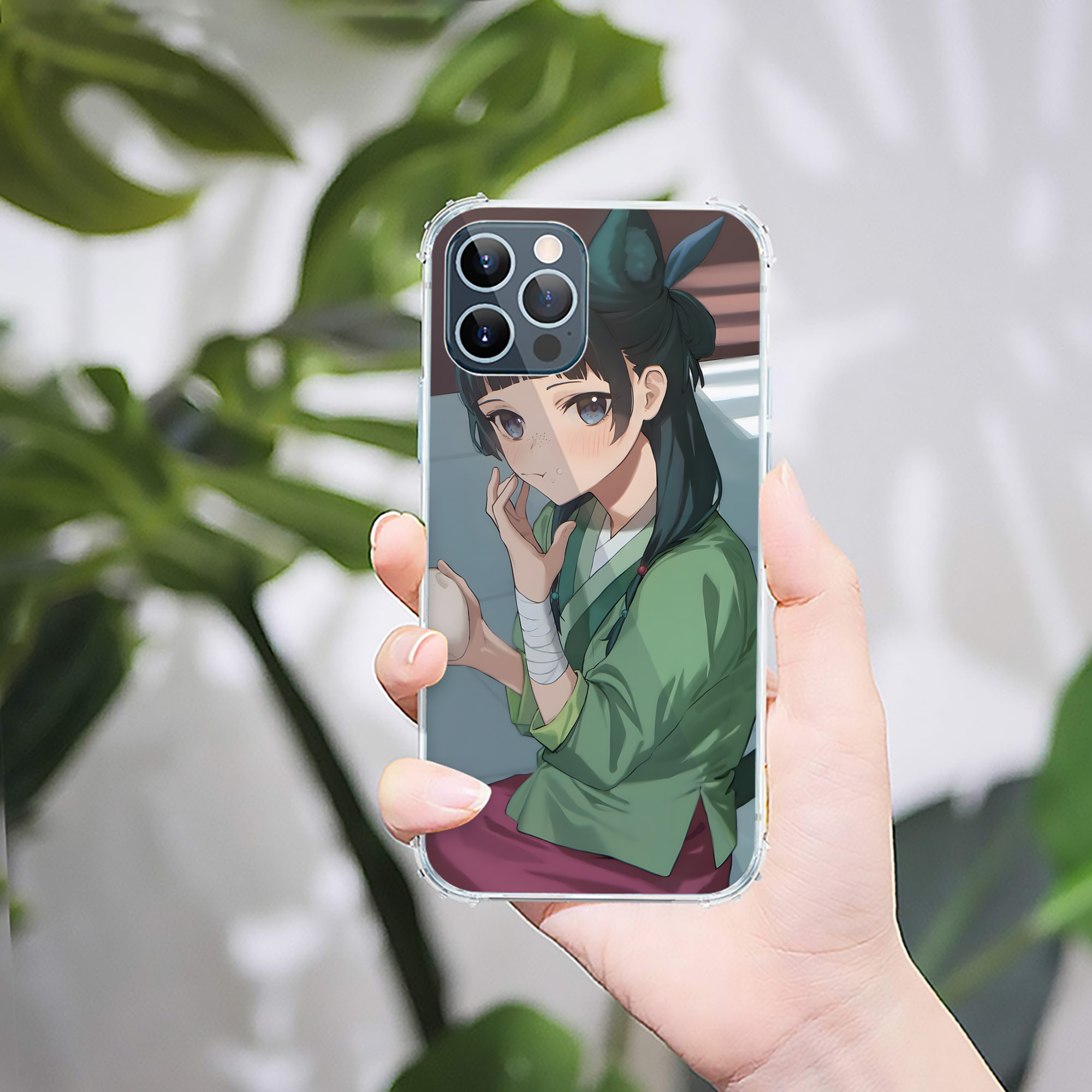 （画像用） 薬屋のひとりごと The Apothecary Diaries 【iPhone 12シリーズ対応】透明スマホケース（クリアソフトケース）